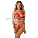 Боді Obsessive Matildea, червоне - Фото №1