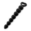 Анальная цепочка Glamy Back Love Silicone Anal Strip 18cm, черная - Фото №2