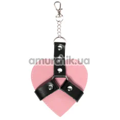 Брелок у вигляді серця Art of Sex Chained Heart, рожевий - Фото №1