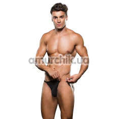 Труси-стрінги чоловічі Envy Microfiber Magnetic G-String, чорні - Фото №1