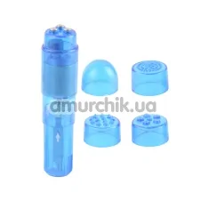 Клиторальный вибратор Mini-Mite Vibrator, голубой - Фото №1