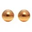 Вагинальные шарики Entice Accessories Weighted Kegel Balls, золотые - Фото №1