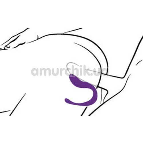 Вибратор Adrien Lastic Exploring Senses Mini Romeo II, фиолетовый