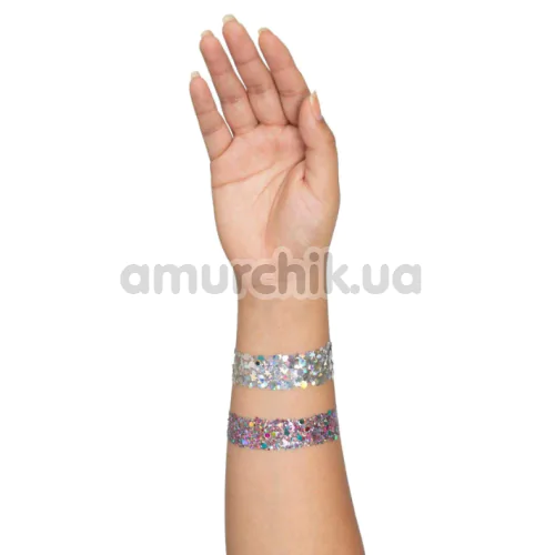 Прикраса для обличчя Leg Avenue Vibe Jewels Sticker & Body Glitter, мультикольорове