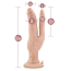 Двойной вибратор Dr. Skin Cock Vibe Double Vibe, телесный - Фото №6