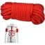 Веревка sLash Bondage Rope Red, красная - Фото №6