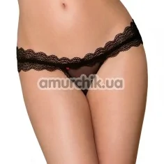 Трусики-стринги Obsessive 857-THO-1, черные - Фото №1