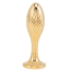 Анальна пробка з червоним хвостиком Lockink Sevanda Red Vixen Pet-Play Set Pear-Shape Plug, золота - Фото №6