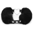 Ошейник с искусственным мехом DS Fetish Collar With Heart, черный - Фото №2