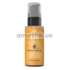 Оральный гель с согревающим эффектом Sensuva Sizzle Lips Butter Rum - сливочный ром, 59 мл - Фото №1