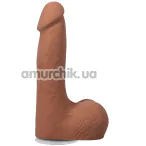 Фаллоимитатор Doc Johnson The Realistic Cock With Balls 7, светло-коричневый - Фото №1
