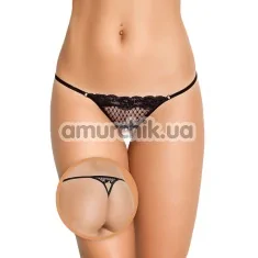 Трусики-стринги женские G-string черные (модель 2415) - Фото №1