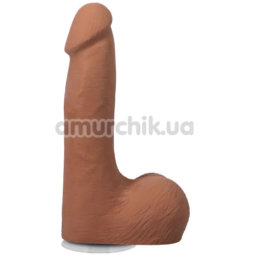 Фаллоимитатор Doc Johnson The Realistic Cock With Balls 7, светло-коричневый - Фото №1