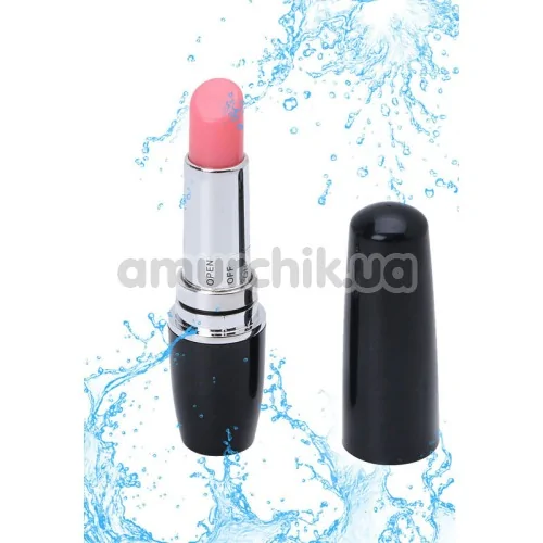 Кліторальний вібратор Vagina Lipstick Massage, чорний