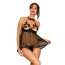 Комплект JSY Sexy Lingerie JS228164, чорний: пеньюар + трусики-стрінги - Фото №1