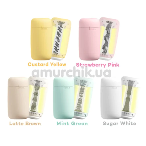 Мастурбатор Tenga Puffy Custard Yellow, желтый
