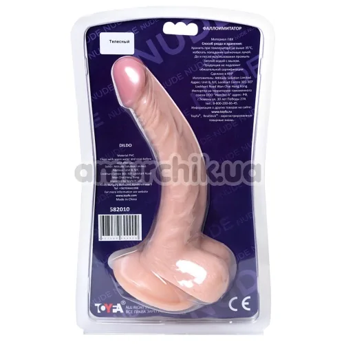 Фаллоимитатор Real Stick Nude 8.2, телесный