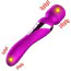 Універсальний вібромасажер Foxshow Silicone Dual Massager, фіолетовий - Фото №4