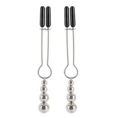 Зажимы для сосков Nipple Clamps For Starters, серебряные - Фото №1