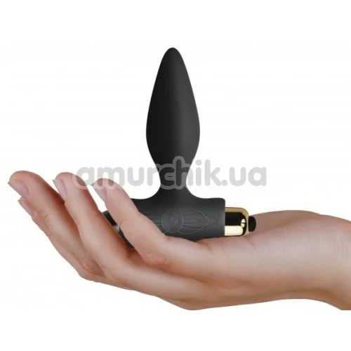 Анальна пробка з вібрацією Rocks-Off 7 Speed ​​Plug Petite Sensations, чорна