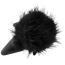 Анальная пробка с черным хвостиком Temptasia Bunny Tail Pom Plug, черная - Фото №3