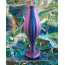 Анальная пробка Anal Adventures Matrix Wavy Bling Plug, фиолетовая - Фото №5
