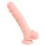 Фаллоимитатор Medical Silicone Dildo 24 см, телесный - Фото №1