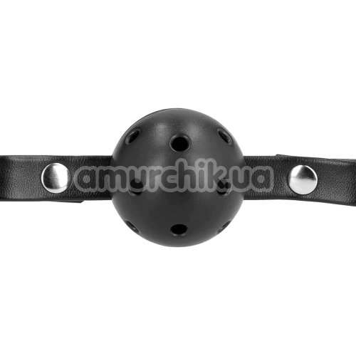 Маска с кляпом Ouch! Xtreme Muzzle With Removable Ball Gag, черная