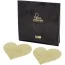 Украшения для сосков Bijoux Indiscrets Flash Glitter Pasties Heart, золотые - Фото №1