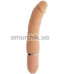Вибратор Purrfect Silicone, 15 см телесный - Фото №1