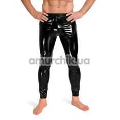 Легінси чоловічі Art of Sex Matthias Lacquered, чорні - Фото №1
