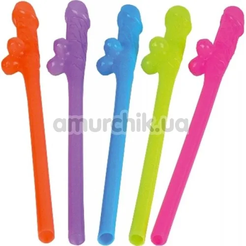 Трубочки для напоїв Dicky Sipping Straws Bunt - різнокольорові, 10 шт