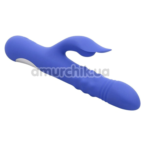 Вибратор с пульсацией и толчками Evolved Pop Goes The O, фиолетовый