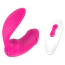 Вибратор для точки G и клитора Essentials Remote Duo Pleaser, розовый - Фото №3