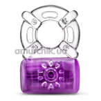 Віброкільце для члена Play With Me One Night Stand Vibrating C-Ring, фіолетове - Фото №1