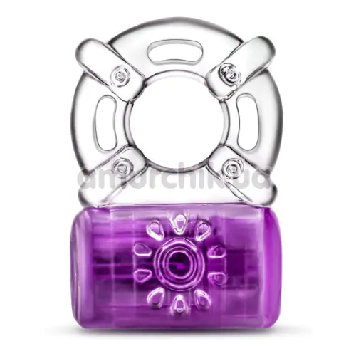 Віброкільце для члена Play With Me One Night Stand Vibrating C-Ring, фіолетове - Фото №1