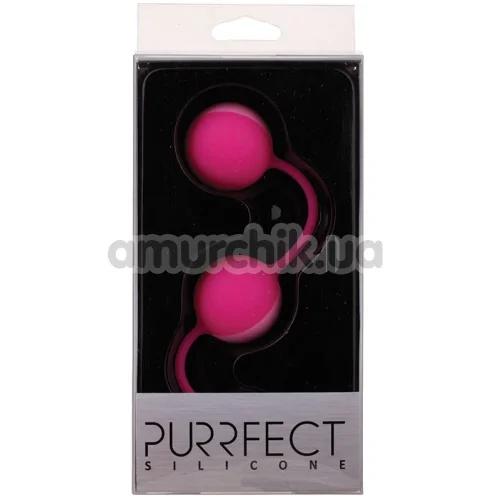 Вагинальные шарики Purrfect Silicone, розовые
