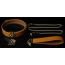 Ошейник с поводком Lockink Tied Collar With Leash Set, коричневый - Фото №11