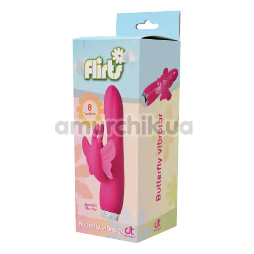 Вібратор Flirts Butterfly Vibrator, рожевий