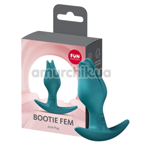 Анальная пробка Fun Factory Bootie Fem, зеленая