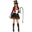 Костюм циркачки Leg Avenue Classic Ringmaster Costume, красно-черный: платье + головной убор - Фото №1