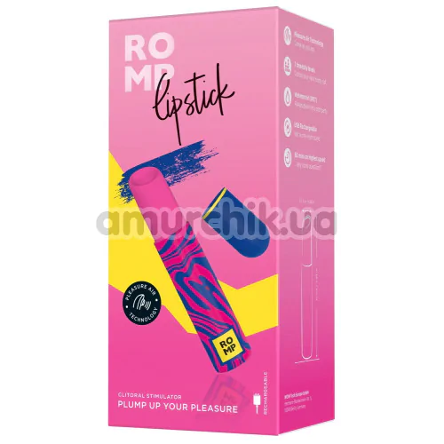 Симулятор орального секса для женщин Romp Lipstick, розовый