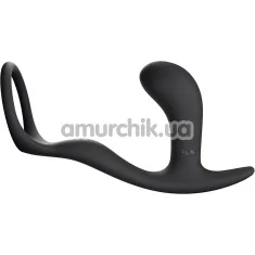 Анальная пробка с эрекционным кольцом Fun Factory Bootie Ring, черная - Фото №1