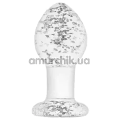 Анальна пробка Firefly Glass Plug Medium, світиться у темряві - Фото №1