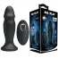 Анальна пробка з вібрацією MR Play Super Rower Powerful Vibrating Anal Plug з головкою, чорна - Фото №10