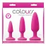 Набір анальних пробок Colours Pleasures Trainer Kit, рожевий - Фото №2