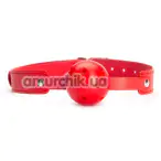 Кляп Argus Fetish Red Breathable Ball Gag, красный - Фото №1