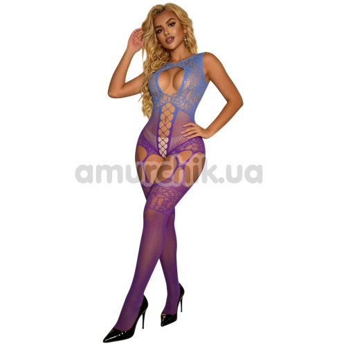 Комбинезон Star Night Sexy Gradient Bodystocking, фиолетово-голубой