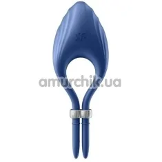 Віброкільце Satisfyer Duelist, блакитне - Фото №1