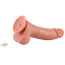Фалоімітатор-насадка Hismith Dual-Density Dildo With Veins 8.25, тілесний - Фото №8
